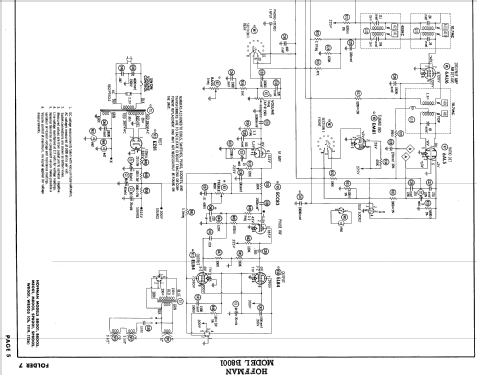 B8001 Ch= 1119; Hoffman Radio Corp.; (ID = 648653) Radio