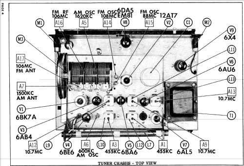 B8002 Ch= 1116 + 1108; Hoffman Radio Corp.; (ID = 804122) Radio