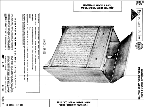 B801 Ch= 1112; Hoffman Radio Corp.; (ID = 635347) Ampl/Mixer