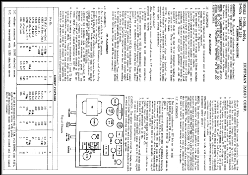 B-508 Ch= 129; Hoffman Radio Corp.; (ID = 338712) Radio