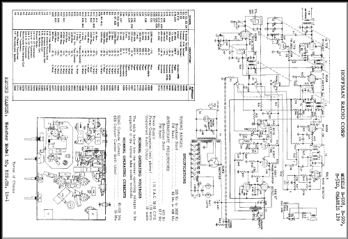 B-509 Ch= 129; Hoffman Radio Corp.; (ID = 338713) Radio