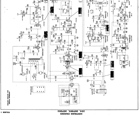 BR3653 Ch= 354; Hoffman Radio Corp.; (ID = 581379) Television