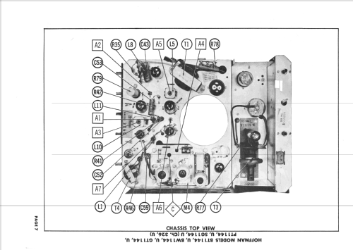 BT1144 Ch= 326; Hoffman Radio Corp.; (ID = 2438505) Television