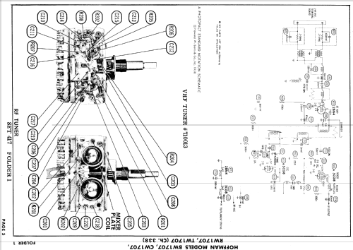 BW1707 Ch= 338; Hoffman Radio Corp.; (ID = 858255) Television