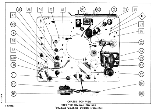 BW1707 Ch= 338; Hoffman Radio Corp.; (ID = 858263) Television