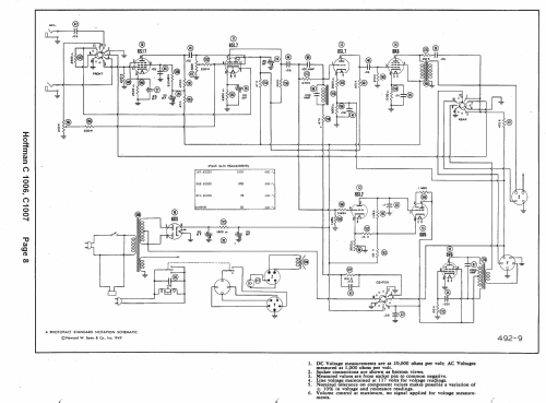 C1007 Ch= 132; Hoffman Radio Corp.; (ID = 1466896) Radio