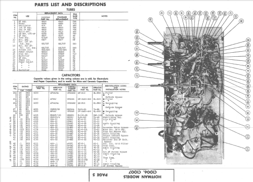 C1007 Ch= 132; Hoffman Radio Corp.; (ID = 1466902) Radio