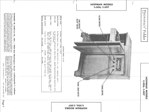 C-506; Hoffman Radio Corp.; (ID = 1422885) Radio