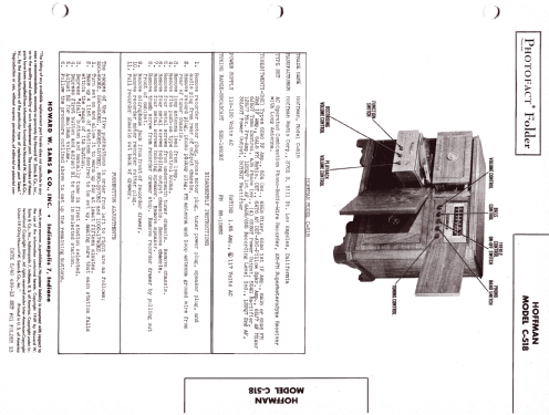 C-518; Hoffman Radio Corp.; (ID = 1280727) Radio