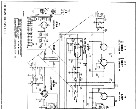 Ch= 1110; Hoffman Radio Corp.; (ID = 735811) Radio