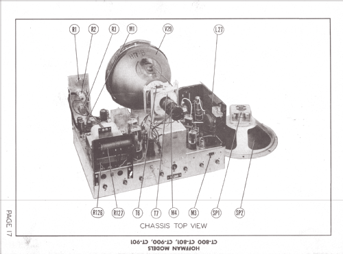 CT-901 Ch= 135; Hoffman Radio Corp.; (ID = 1285152) Television