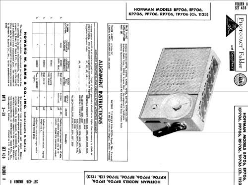 Trans-Solar CP706 ; Hoffman Radio Corp.; (ID = 640449) Radio