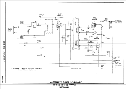 M1091 Ch= 321; Hoffman Radio Corp.; (ID = 2441669) Television