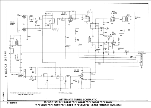 M2021 Ch= 706; Hoffman Radio Corp.; (ID = 2509175) Television