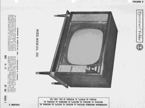 M3271U 331U; Hoffman Radio Corp.; (ID = 2478846) Television