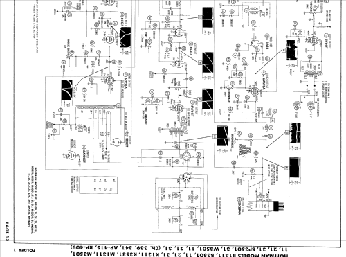 M3501 Ch= 339; Hoffman Radio Corp.; (ID = 935602) Televisore
