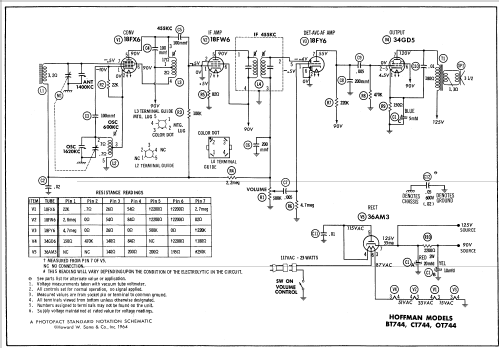 OT744 ; Hoffman Radio Corp.; (ID = 562181) Radio