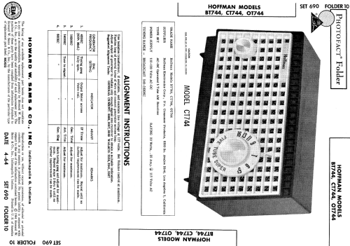 OT744 ; Hoffman Radio Corp.; (ID = 562184) Radio