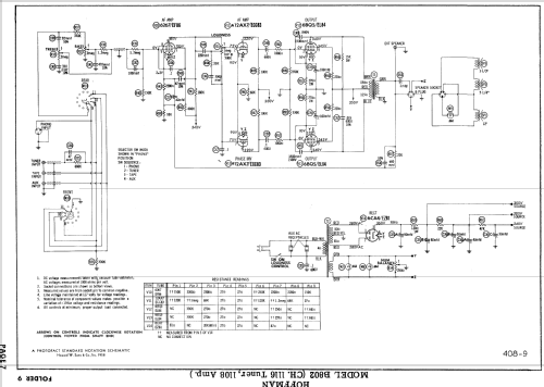 SP8002 Ch= 1116 + 1108; Hoffman Radio Corp.; (ID = 804144) Radio