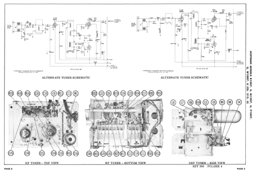 W1007 Ch= 315; Hoffman Radio Corp.; (ID = 2415413) Television