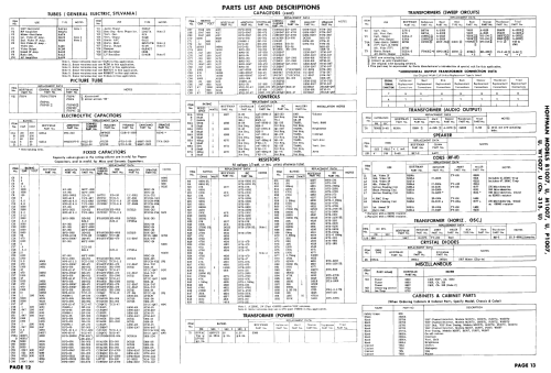 W1007 Ch= 315; Hoffman Radio Corp.; (ID = 2415424) Television