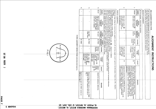 W1227 Ch= 327; Hoffman Radio Corp.; (ID = 996471) Television