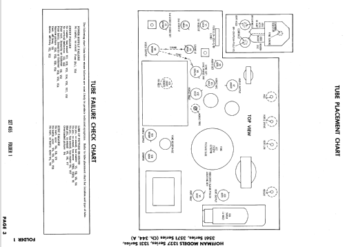 W1327, W1331 Ch= 344; Hoffman Radio Corp.; (ID = 621288) Television