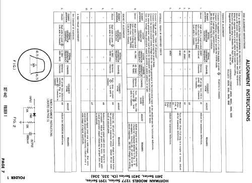 W3411 Ch= 336; Hoffman Radio Corp.; (ID = 888358) Television