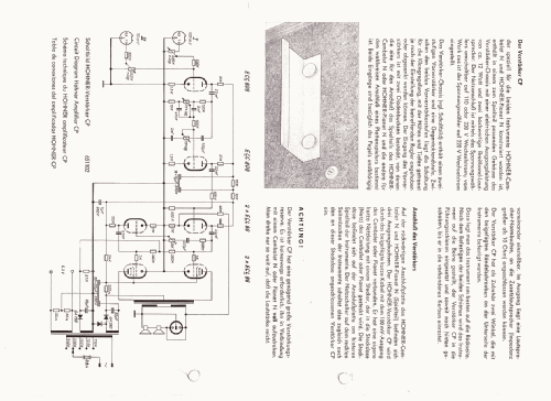 Verstärker CP für Cembalet-N und Pianet-N ; Hohner, Matthias, AG (ID = 2630366) Ampl/Mixer