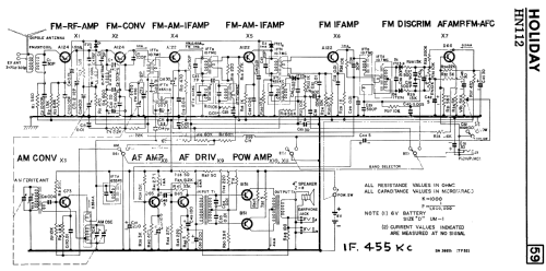 FM-AM 11 Transistor Portable HN-112; Holiday; brand (ID = 2373464) Radio