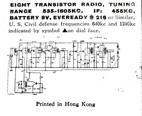 8 Transistor ; Honeytone Honey Tone (ID = 2768130) Radio