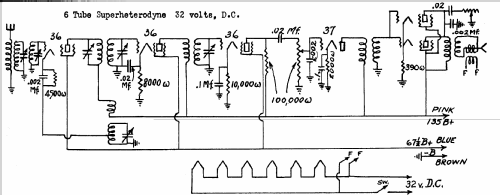 6tube 32v Super; Hoodwin Co., Chas. - (ID = 259193) Radio