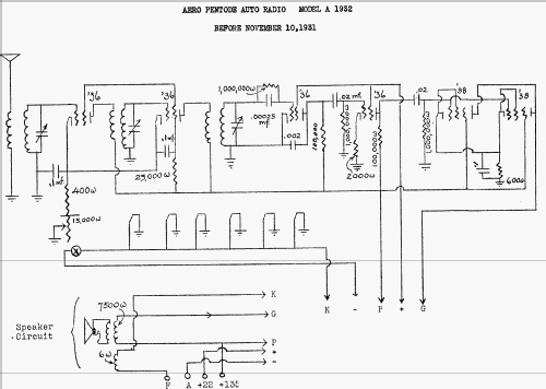 Aero A Auto Radio; Hoodwin Co., Chas. - (ID = 257601) Car Radio