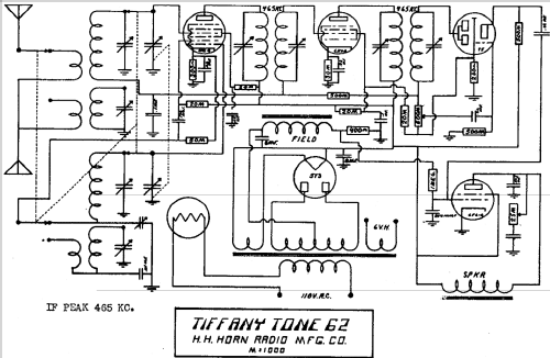 Tiffany Tone 62; Horn Radio Mfg. Co., (ID = 430258) Radio