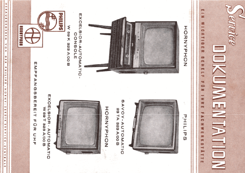 Excelsior Automatic Console W59K323A /00B Ch= S8; Horny Hornyphon; (ID = 1983845) TV Radio