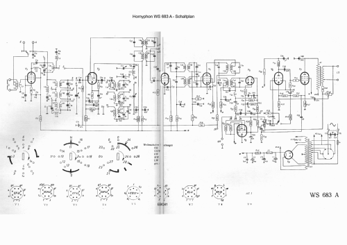 Konzertschrank WS683A; Horny Hornyphon; (ID = 1332481) Radio