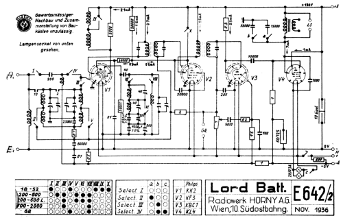 Lord 37B E642-2; Horny Hornyphon; (ID = 1725894) Radio