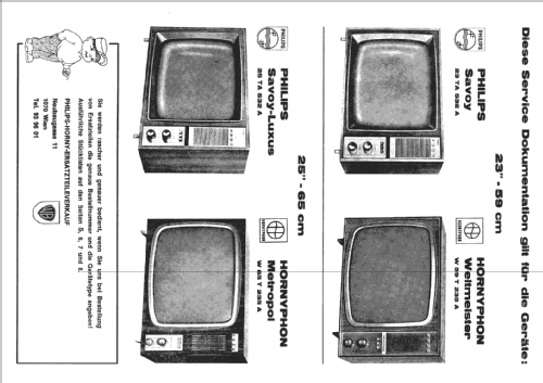 Metropol W65T235A /00 /70 Ch= F2N 25'; Horny Hornyphon; (ID = 290589) Television