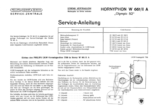 Olympic 52 W661/IIA; Horny Hornyphon; (ID = 771369) Radio