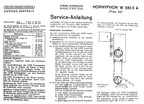 Prinz 52 W551 /IIA; Horny Hornyphon; (ID = 64871) Radio