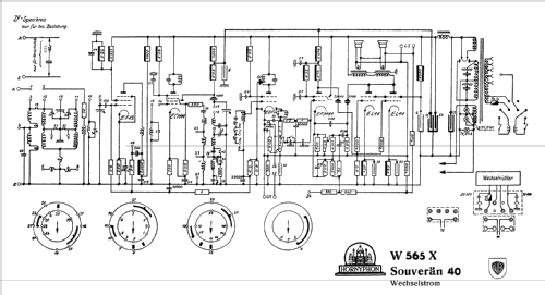 Souverän 40GW W565X; Horny Hornyphon; (ID = 316487) Radio