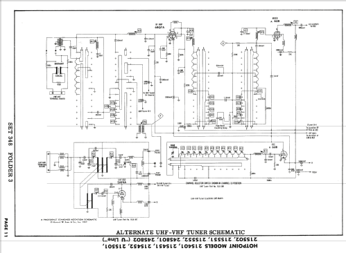 21S401 CH= U line; Hotpoint Inc.; (ID = 1753104) Television