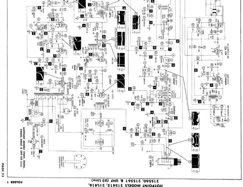 21S561 Ch= U3 Line; Hotpoint Inc.; (ID = 877986) Television