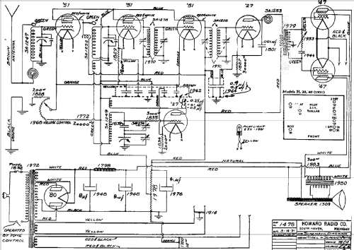 35 Ch= H; Howard Radio Company (ID = 442698) Radio