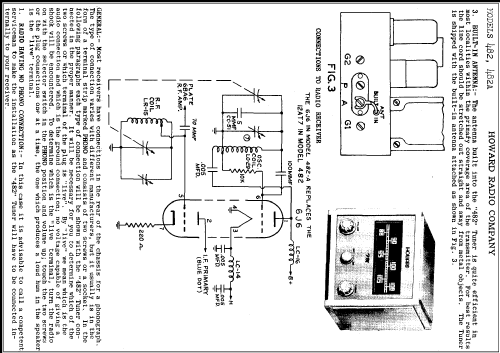 482A ; Howard Radio Company (ID = 289202) Radio