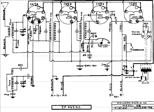 4B ; Howard Radio Company (ID = 438006) Radio