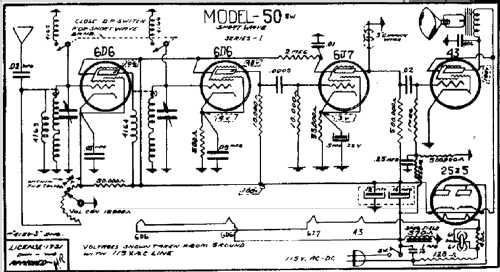 50-SW ; Howard Radio Company (ID = 442735) Radio