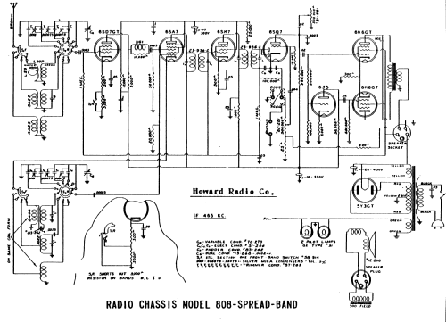 808 Chairside ; Howard Radio Company (ID = 63188) Radio