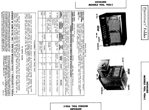 906 ; Howard Radio Company (ID = 826546) Radio