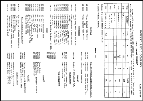 906-SB ; Howard Radio Company (ID = 339446) Radio